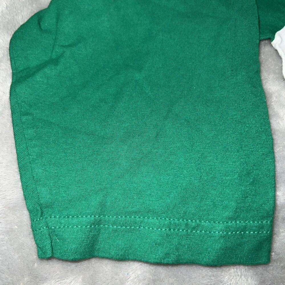 Tultex Vintage 80s Adult L Cotton 3/4 Sleeve Michigan Marijuana Leaf Graphic Tee - Picture 5 of 10